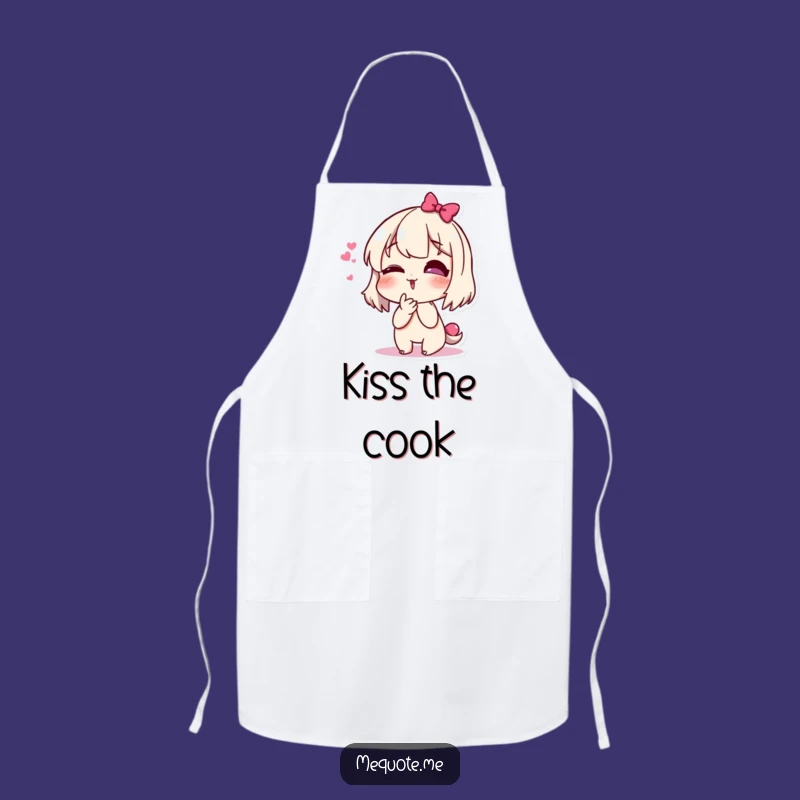 Funny Giggling Kiss Apron: Cook Up Smiles with This Hilarious Character's Kitchen Charm
