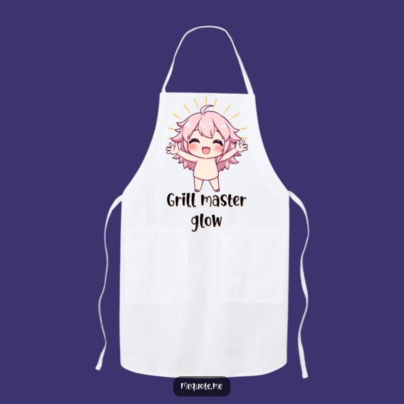 Funny Confident Stance Apron: Kitchen Power, Ideal Funny Gift