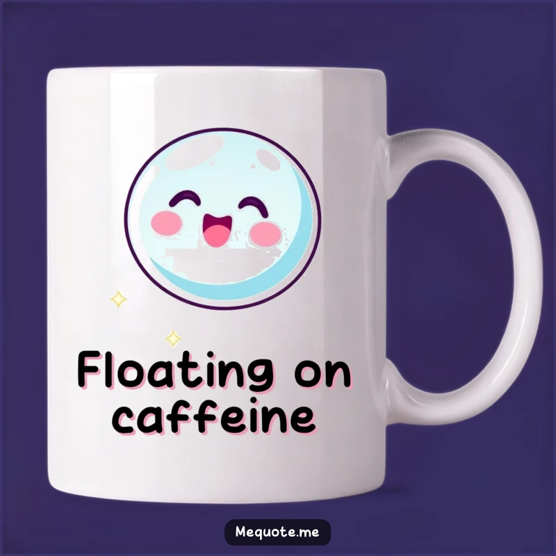 Funny Bubble Mug: Joyful Glee Icon Character, Perfect Lighthearted Gift for Fun