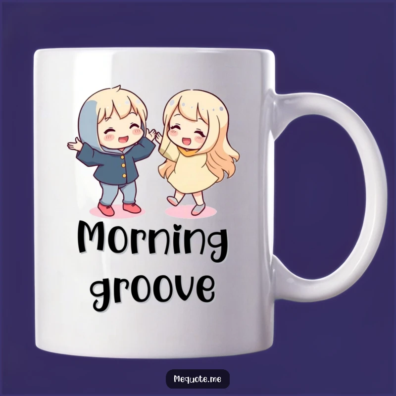 Funny Mirror Dance Mug - Hilarious Character Reflection Fun Gift