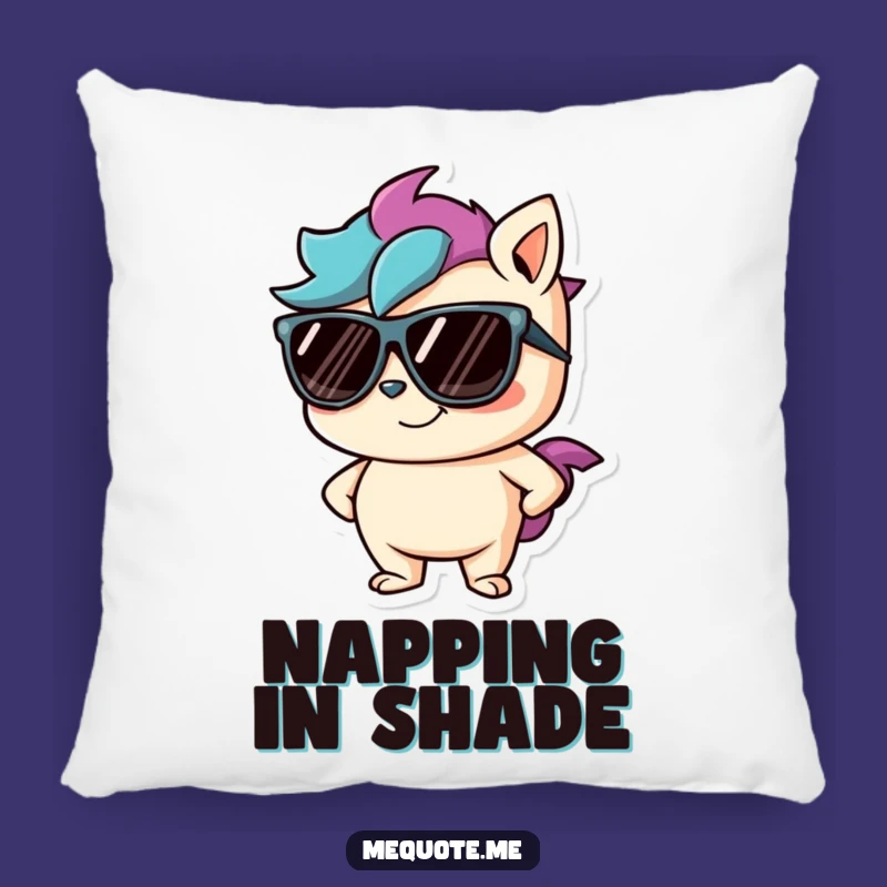 Funny Cool Character Pillow: Cuddle Up with Confidence from this Hilarious Design
