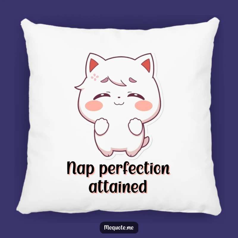 Funny Self-Satisfied Pillow: Comfy Blissful Cushion, Perfect Funny Gift