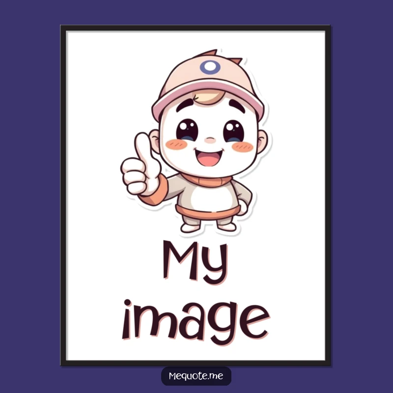 Funny Confidence Digital Art - Humorous Character Wall Decor