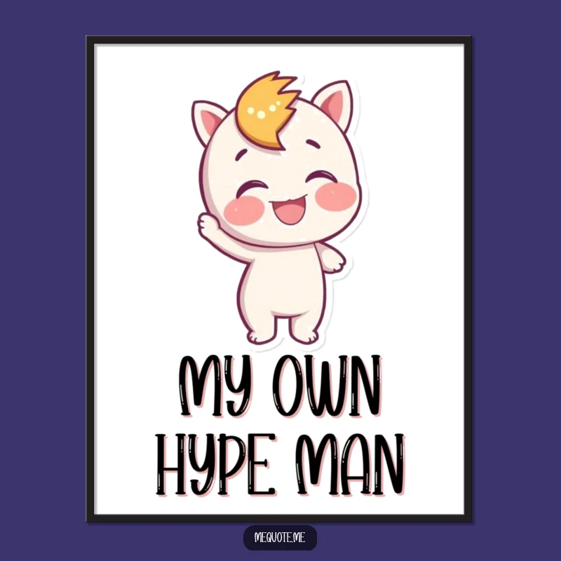 Funny Self-Pat Digital Art: Instant Achievement Decor, Perfect Funny Gift