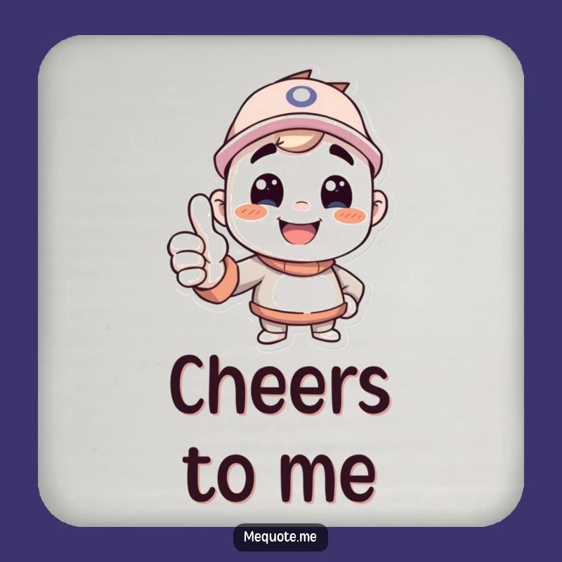 Funny Thumbs Up Coaster - Protect Surfaces With Confidence