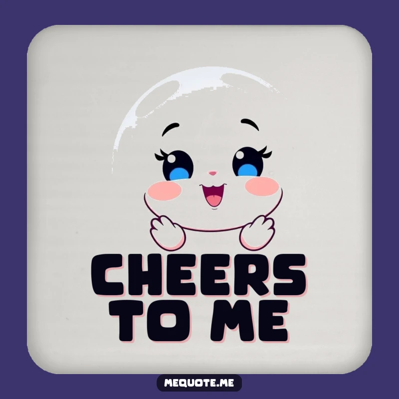 Funny Mirror Joy Coaster: Protect Surfaces with this Hilarious Reflection Drink Accessory