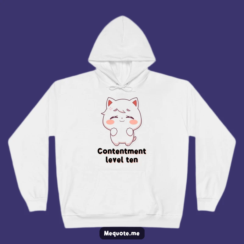 Funny Self-Satisfied Hoodie: Cozy Blissful Comfort, Ultimate Funny Gift