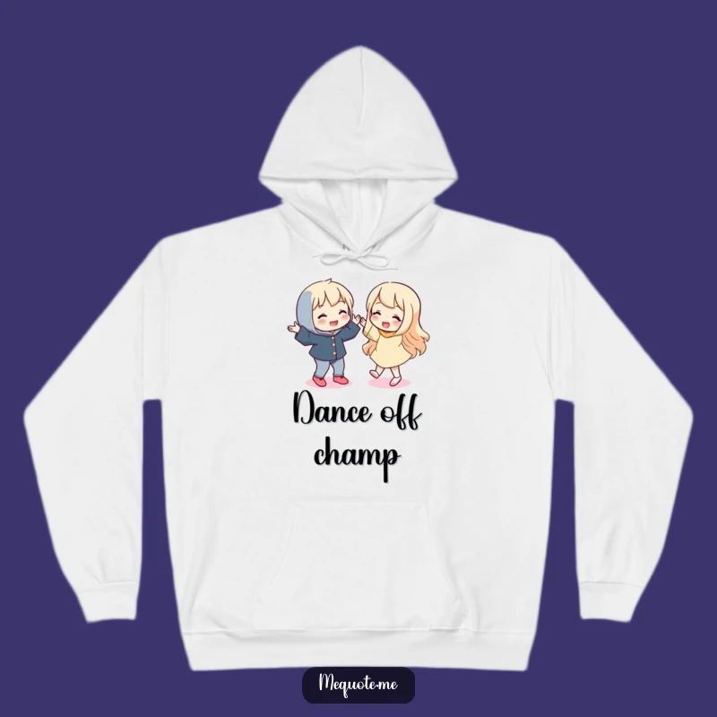 Funny Dance Reflection Hoodie - Cozy & Humorous Character Apparel