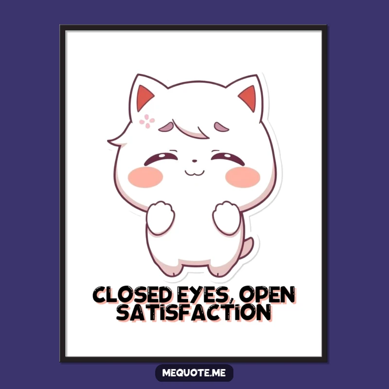 Free Printable Wall Art: Self-Satisfied Character Blissful Downloadable Decor