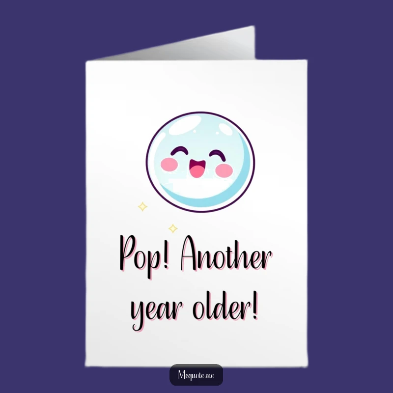 Free Printable Birthday Bubble Card: Funny Floating Downloadable Gift