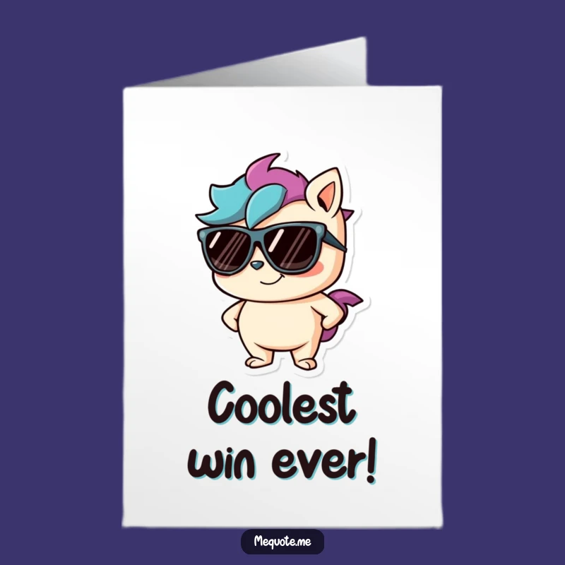 Free Printable Congrats Card: Cool Character, Fun Downloadable Gift!