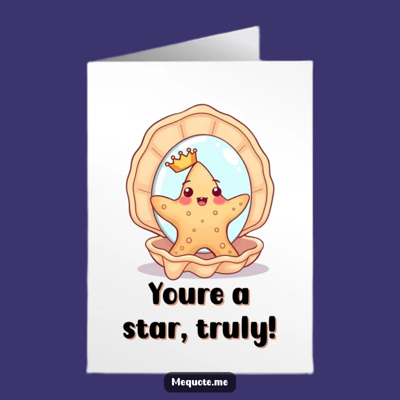 Free Printable Starfish Congratulations Card: Funny DIY Downloadable Gift
