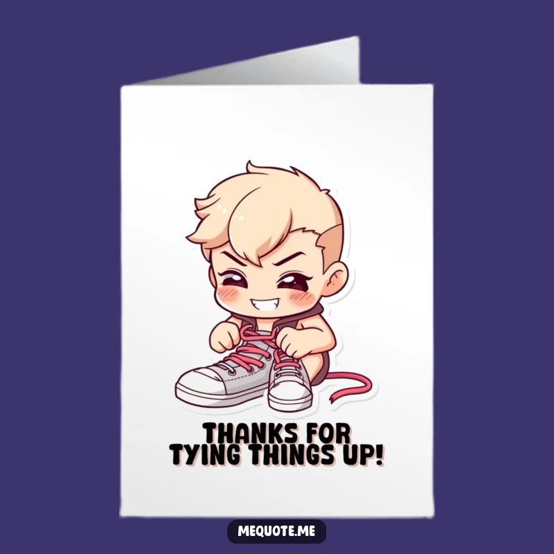 Free Printable Thank You Card: Determined Character, Sweet Downloadable Gift!