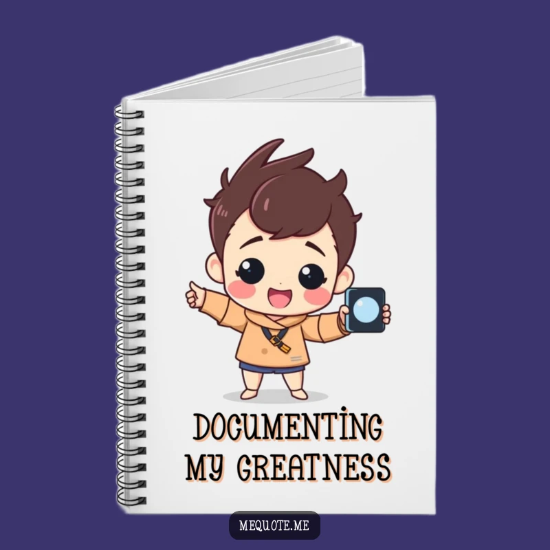 Funny Selfie King Notebook: Cheerful Character Proud Pose, Journal Your Laughs