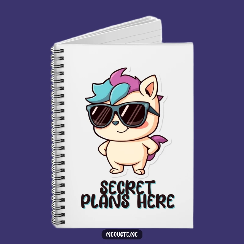 Funny Cool Character Notebook: Jot Down Ideas with this Hilarious Sunglasses Design