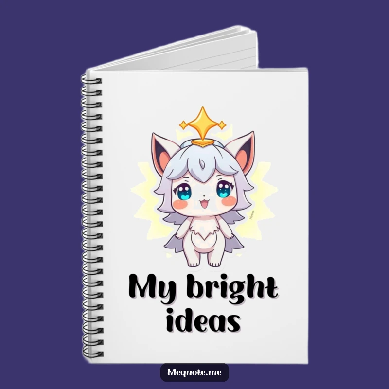 Funny Notebook: Proud Character with Glowing Aura, Journal Your Brilliance