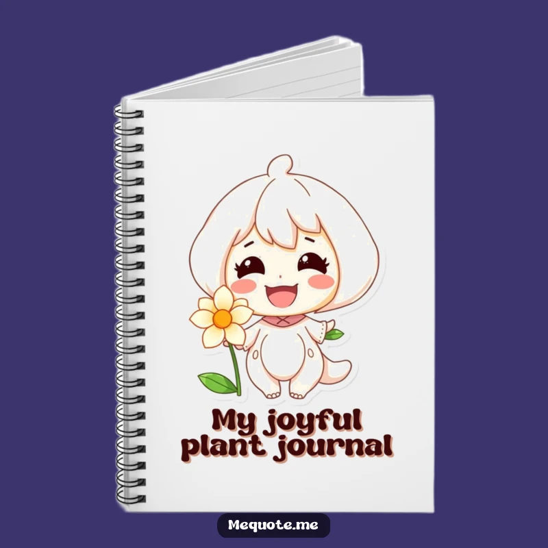 Funny Notebook: Radiant Smile Character & Flower, Capture Blooming Ideas!