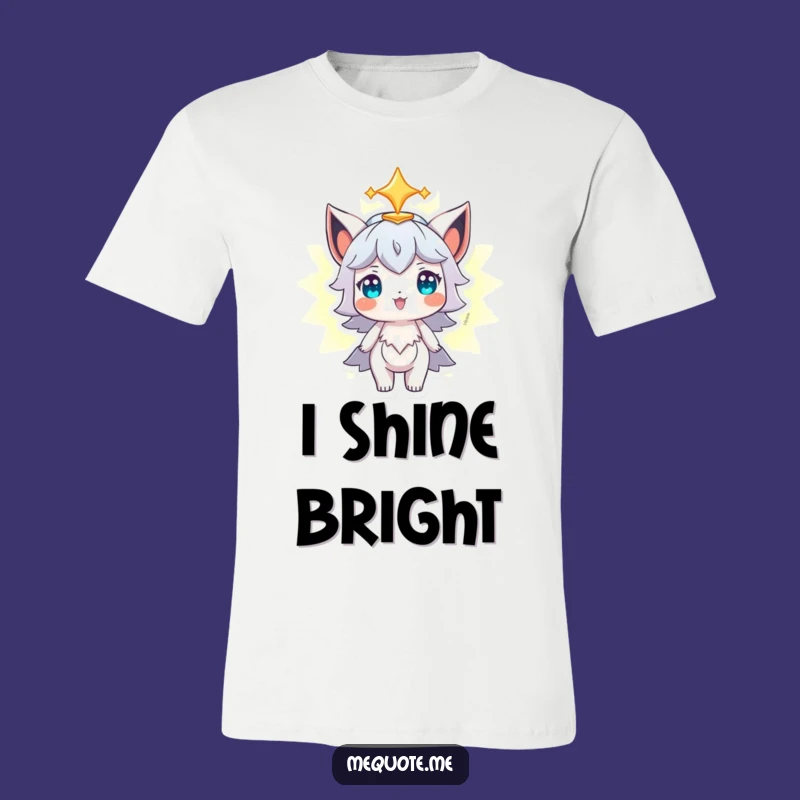 Funny Aura T-Shirt: Proud Character with Glowing Aura, Energetic Gift