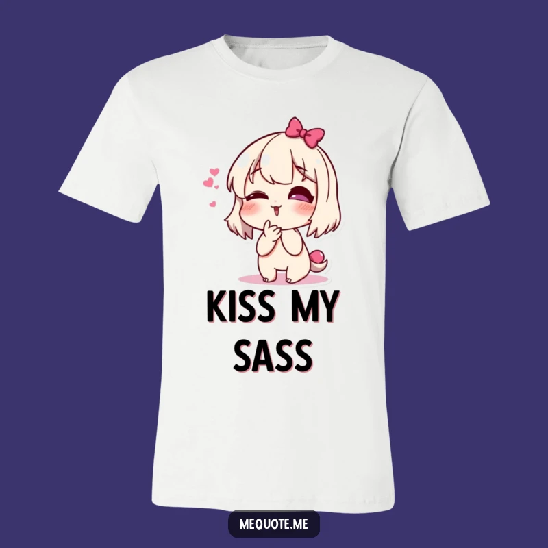 Funny Giggling Kiss T-Shirt: Wear Your Playful Side with this Hilarious Character Tee
