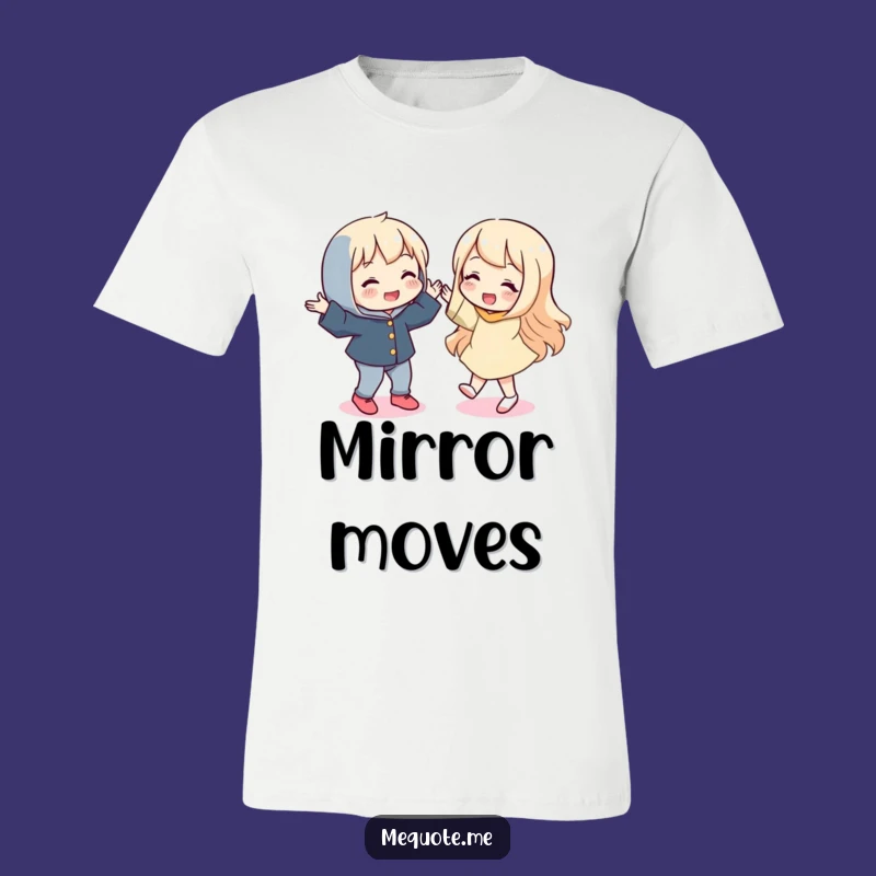 Funny Silly Dance T-Shirt - Humorous Character Reflection Tee