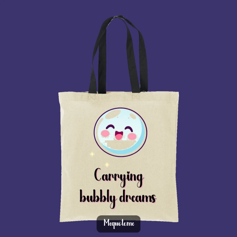 Funny Bubble Tote Bag: Glee Icon Character, Perfect Cheerful Shopping Gift