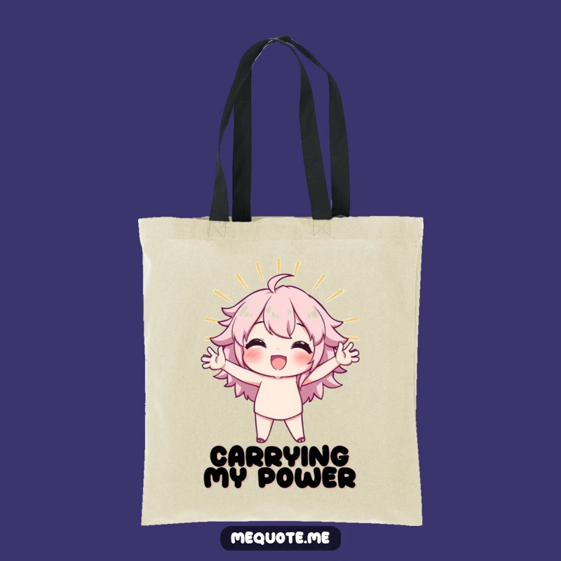 Funny Confident Stance Tote Bag: Carry Your Power, Wonderful Funny Gift